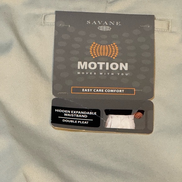 Men's Brand new with tags Savane 38X30 White Motion Pants - Picture 3 of 6
